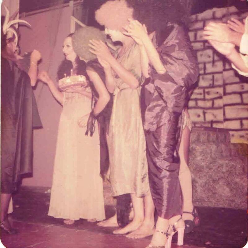 Miss P at Parliament House, Orlando. 1970s - mid to late - Addams family parody / Halloween show.

Images contributed by the estate of the Wegman Family
