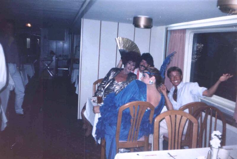 Miss P dining in unknown location. back of photo has a J name, might be John, Josh.

Images contributed by the estate of the Wegman Family