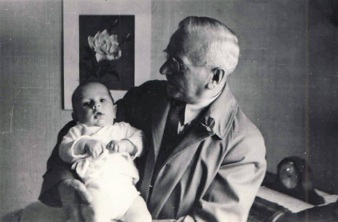 Paul Wegman with his grandfather.

Images contributed by the estate of the Wegman Family