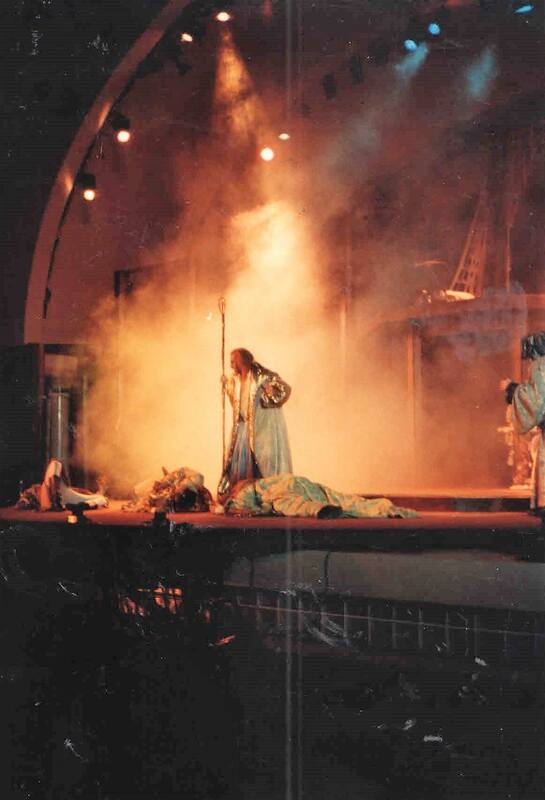 Paul Wegman as Prospero in Shakespeare's The Tempest at Lake Eola bandshell.

Images contributed by the estate of the Wegman Family