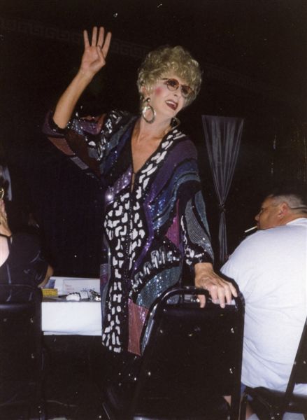 Miss P judging a competition at the Footlight Theatre at Parliament House, Orlando. Image was taken the Paul Wegman's collection.

For all other purposes please email: floridalgbtqmuseum@gmail.com