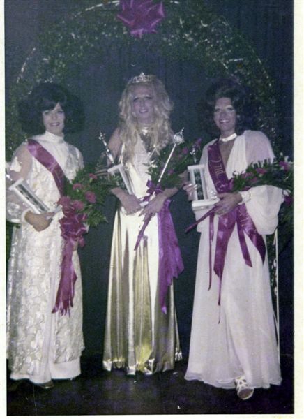 Miss P crowned Miss Gay Orlando at the Palace Club with second and third runner up, taken around 1972.

For all other purposes please email: floridalgbtqmuseum@gmail.com
